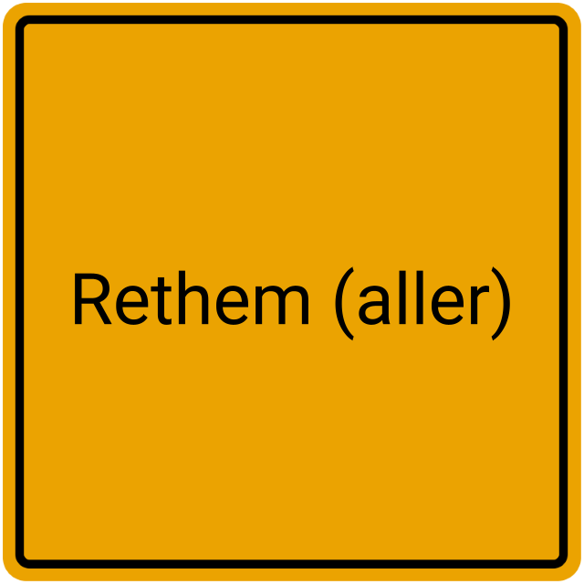 Meldebestätigung Rethem (Aller)